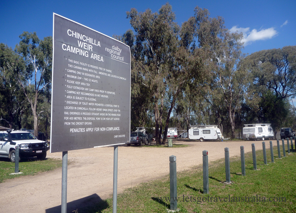 Chinchilla-Weir-Camping-area-Regs