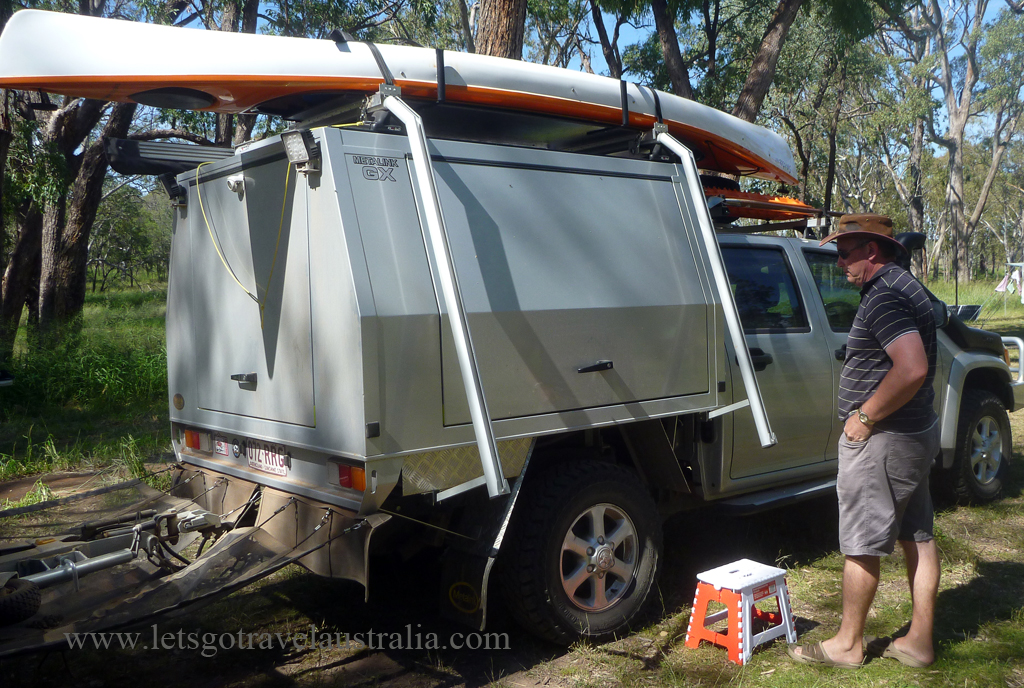 Custom made kayak loader