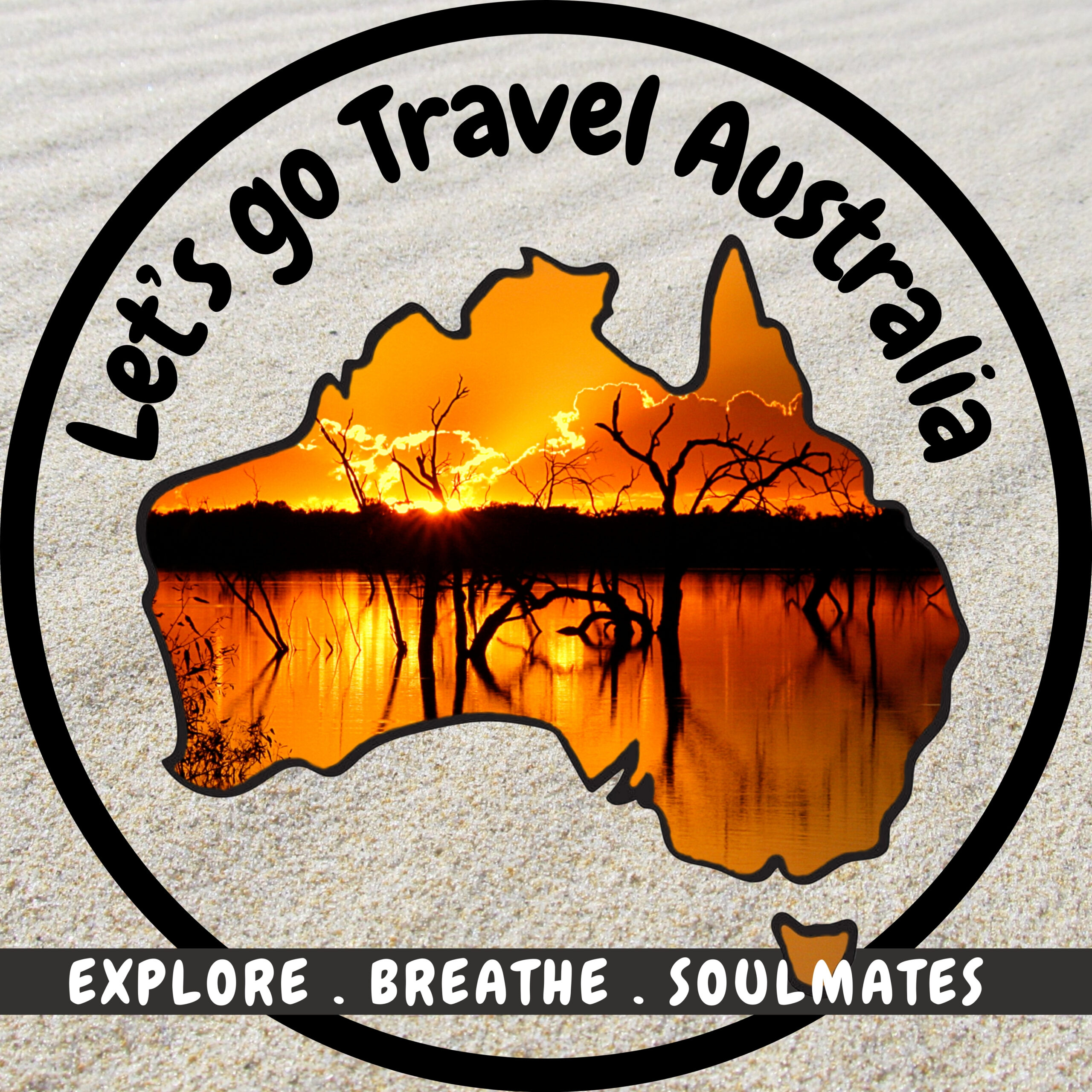 Let’s go Travel Australia Logo